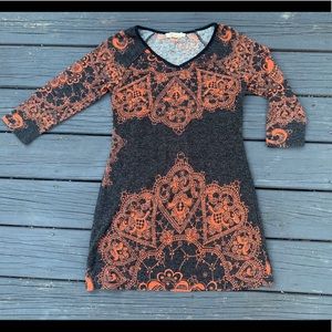 Groovy Sweater Dress psychedelic vintage style